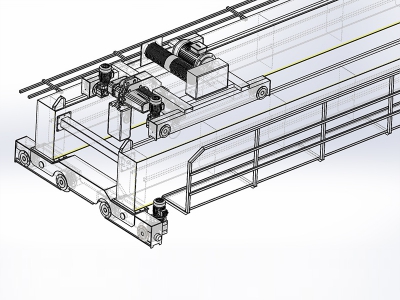 Double Girder Overhead Travelling Crane, Double Beam Eot Crane