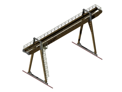 Double Girder Gantry Crane, Double Beam Gantry Crane