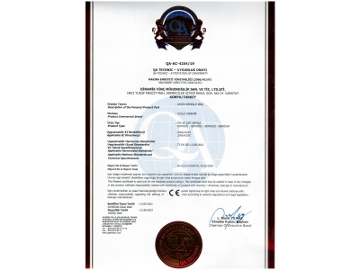 QA-AC-4254 Certificates