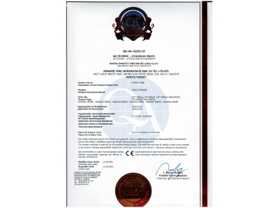 QA-AC-4255 Certificates