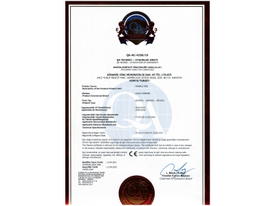 QA-AC-4256 Certificates