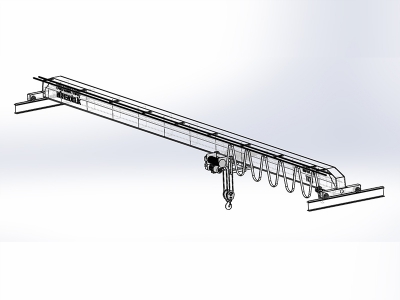 Single Beam Eot Crane, Single Girder Overhead Travelling Crane