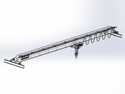 Single Beam Eot Crane, Single Girder Overhead Travelling Crane